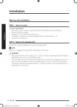 Preview for 22 page of Samsung WD85T4 Series User Manual