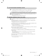 Preview for 7 page of Samsung WF409SNL User Manual