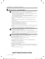 Preview for 6 page of Samsung WF433BTGJWR/A1 User Manual