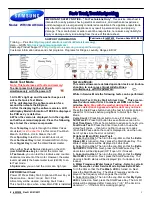 Samsung WF438AAR Troubleshooting Manual preview