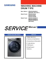 Samsung WF45M5500A series Service Manual preview