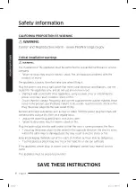 Preview for 6 page of Samsung WF45T6200AW User Manual