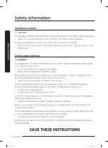 Preview for 8 page of Samsung WF45T6200AW User Manual