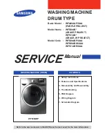 Samsung WF511AB series Service Manual preview