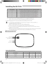 Preview for 14 page of Samsung Wi-Fi Kit 2.0 MIM-H04NDZ User & Installation Manual