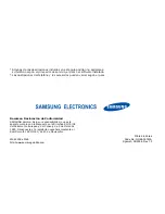 Samsung X650 - SGH Cell Phone 3 MB Manual Del Usuario preview