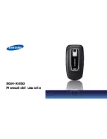 Preview for 2 page of Samsung X650 - SGH Cell Phone 3 MB Manual Del Usuario