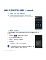 Предварительный просмотр 116 страницы Samsung YP-P3CB User Manual