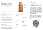 Предварительный просмотр 2 страницы Sana Sana-Mill Operating	 Instruction