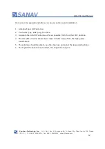 Предварительный просмотр 12 страницы Sanav AIS-700 Manual