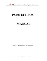 SAND PS400 EFT-POS Manual preview