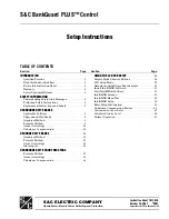 Preview for 1 page of S&C BankGuard PLUS Setup Instructions