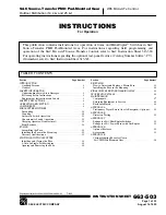 S&C PMH Instructions For Operation Manual preview