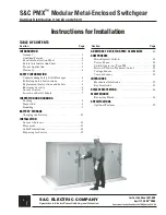 S&C PMX Instructions For Installation Manual preview