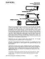 Preview for 45 page of Sandel SN3308 Installation Manual