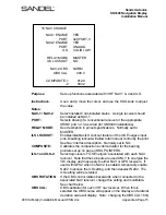 Preview for 62 page of Sandel SN3308 Installation Manual