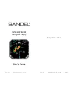 Sandel sn3500 ehsi Pilot'S Manual preview