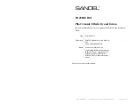 Sandel SN4500 Pilot'S Manual предпросмотр