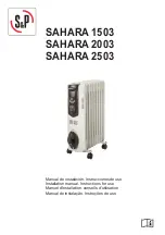 S&P SAHARA Series Installation Manual. Instructions For Use preview