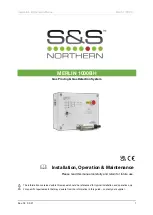 S&S Northern Merlin 1000BH Installation Operation & Maintenance preview