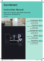 Sandstrom S1MDABI11E Instruction Manual preview