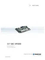 Предварительный просмотр 1 страницы S&T Kontron 3.5"-SBC-VR1000 User Manual