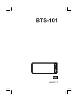 Sangean BTS-101 Manual preview