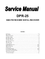 Sangean DPR-25+ Service Manual предпросмотр