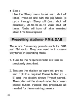 Предварительный просмотр 23 страницы Sangean dpr-39 Operating	 Instruction