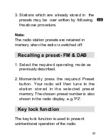 Предварительный просмотр 24 страницы Sangean dpr-39 Operating	 Instruction