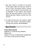 Предварительный просмотр 25 страницы Sangean dpr-39 Operating	 Instruction