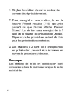 Предварительный просмотр 49 страницы Sangean dpr-39 Operating	 Instruction