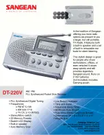 Sangean DT-220V Brochure preview