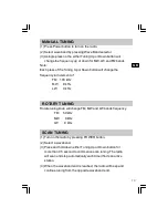 Preview for 11 page of Sangean PR-D3L Instruction Book