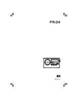 Sangean PR-D4 User Manual предпросмотр