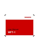Sangean WFT-1 User Manual preview