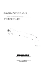 Sanipex BAGNODESIGN BDM-MLI-407 Series Installation Manual preview