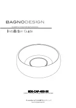 Sanipex BAGNODESIGN BDS-CAP-400 Series Installation Manual preview