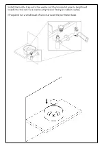 Preview for 6 page of Sanipex BAGNODESIGN BDS-CAP-400 Series Installation Manual