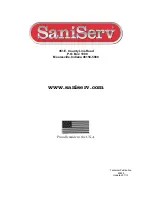 Предварительный просмотр 28 страницы SaniServ WB Series Operation Manual