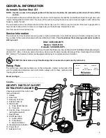 Preview for 3 page of Sanitaire SC6090 Owner'S Manual