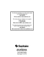 Предварительный просмотр 20 страницы Sanitaire SC6600 User Manual