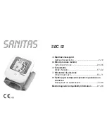 Sanitas SBC 53 Instructions For Use Manual preview