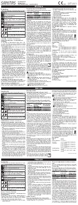 Preview for 1 page of Sanitas SFT 01/1 Instructions For Use