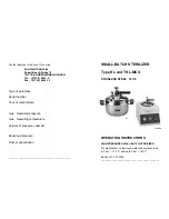 Sanoclav KL Operating Instructions Manual preview