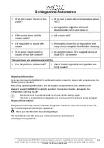 Preview for 21 page of SANOMAT Amigo Operating Instructions Manual