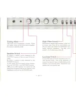 Preview for 6 page of Sansui 1000X Operating Instructions Manual