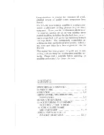 Preview for 2 page of Sansui RA-500 Operating Instructions & Service Manual