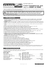 Sealey 1000E Instructions preview