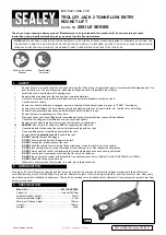 Preview for 1 page of Sealey 2001LE Series Instructions